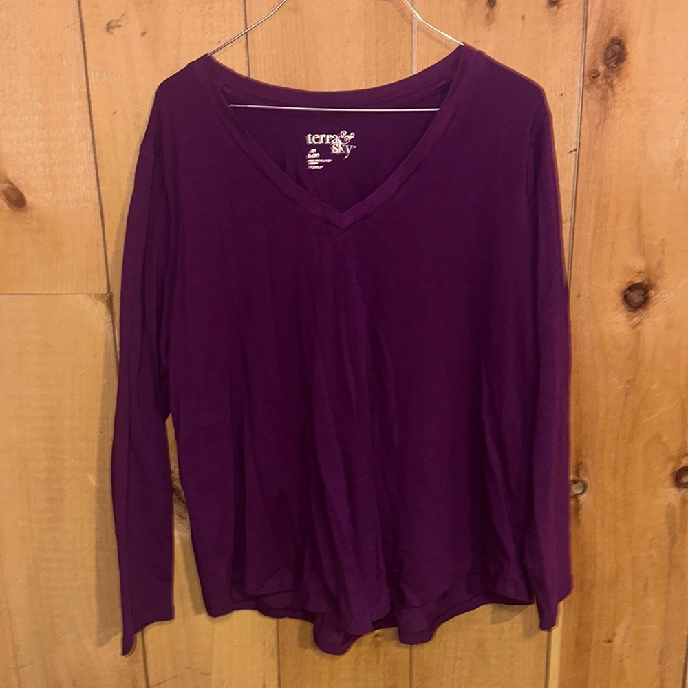 Terra and sky long sleeve shirt